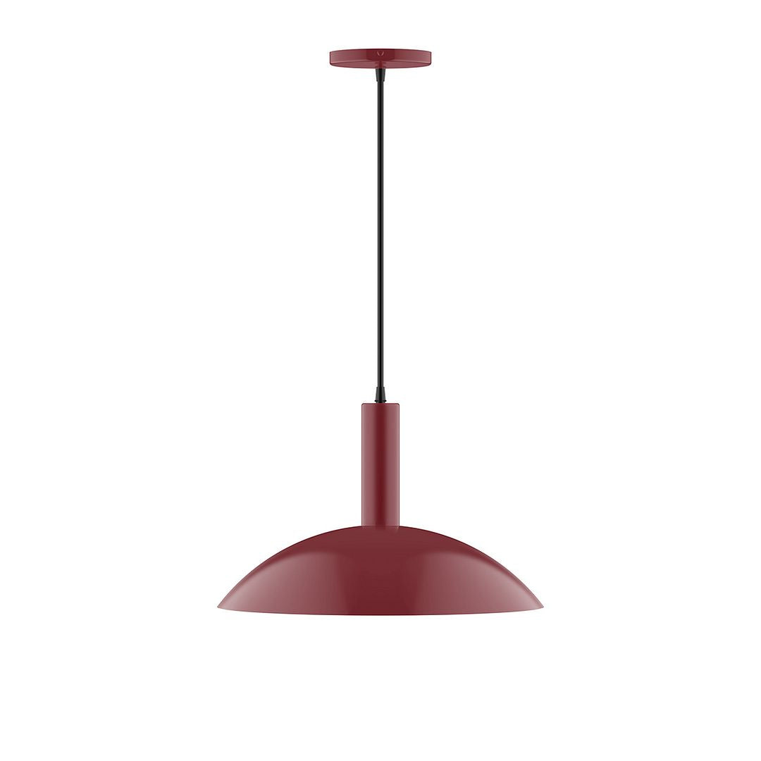 Montclair Light Works - PEBX476-55 - Two Light Pendant - Stack - Barn Red