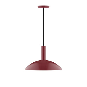 Montclair Light Works - PEBX476-55 - Two Light Pendant - Stack - Barn Red