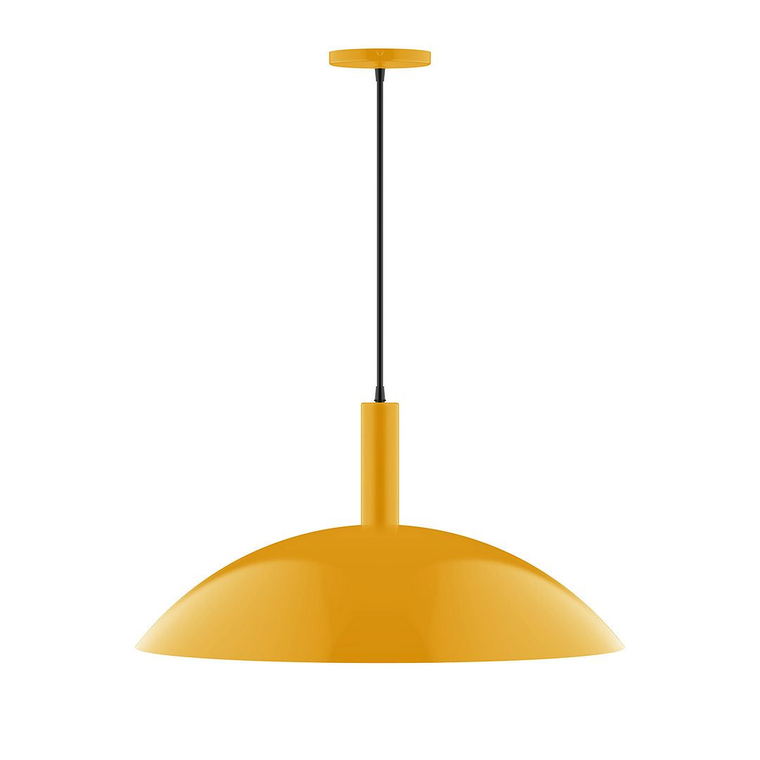 Montclair Light Works - PEBX477-21 - Two Light Pendant - Stack - Bright Yellow