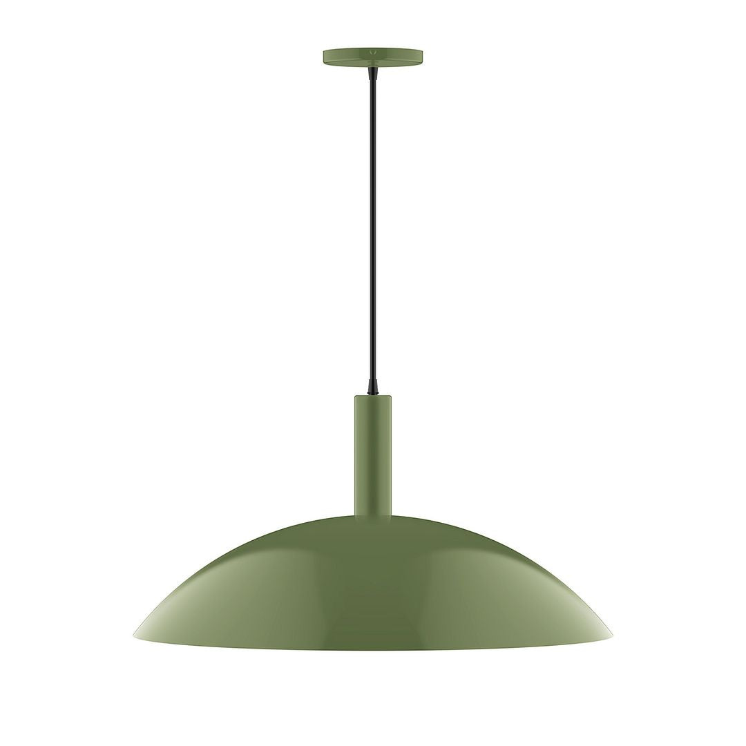 Montclair Light Works - PEBX477-22 - Two Light Pendant - Stack - Fern Green