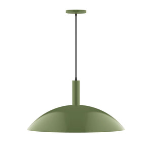 Montclair Light Works - PEBX477-22 - Two Light Pendant - Stack - Fern Green