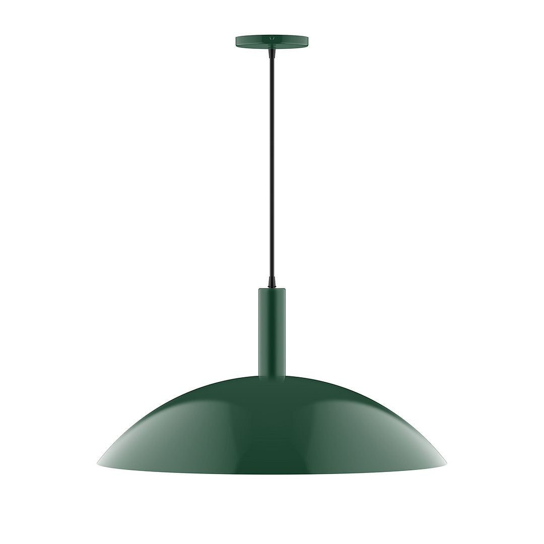 Montclair Light Works - PEBX477-42 - Two Light Pendant - Stack - Forest Green