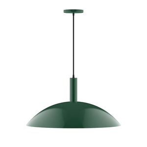 Montclair Light Works - PEBX477-42 - Two Light Pendant - Stack - Forest Green