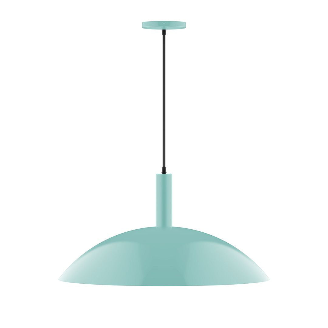 Montclair Light Works - PEBX477-48 - Two Light Pendant - Stack - Sea Green