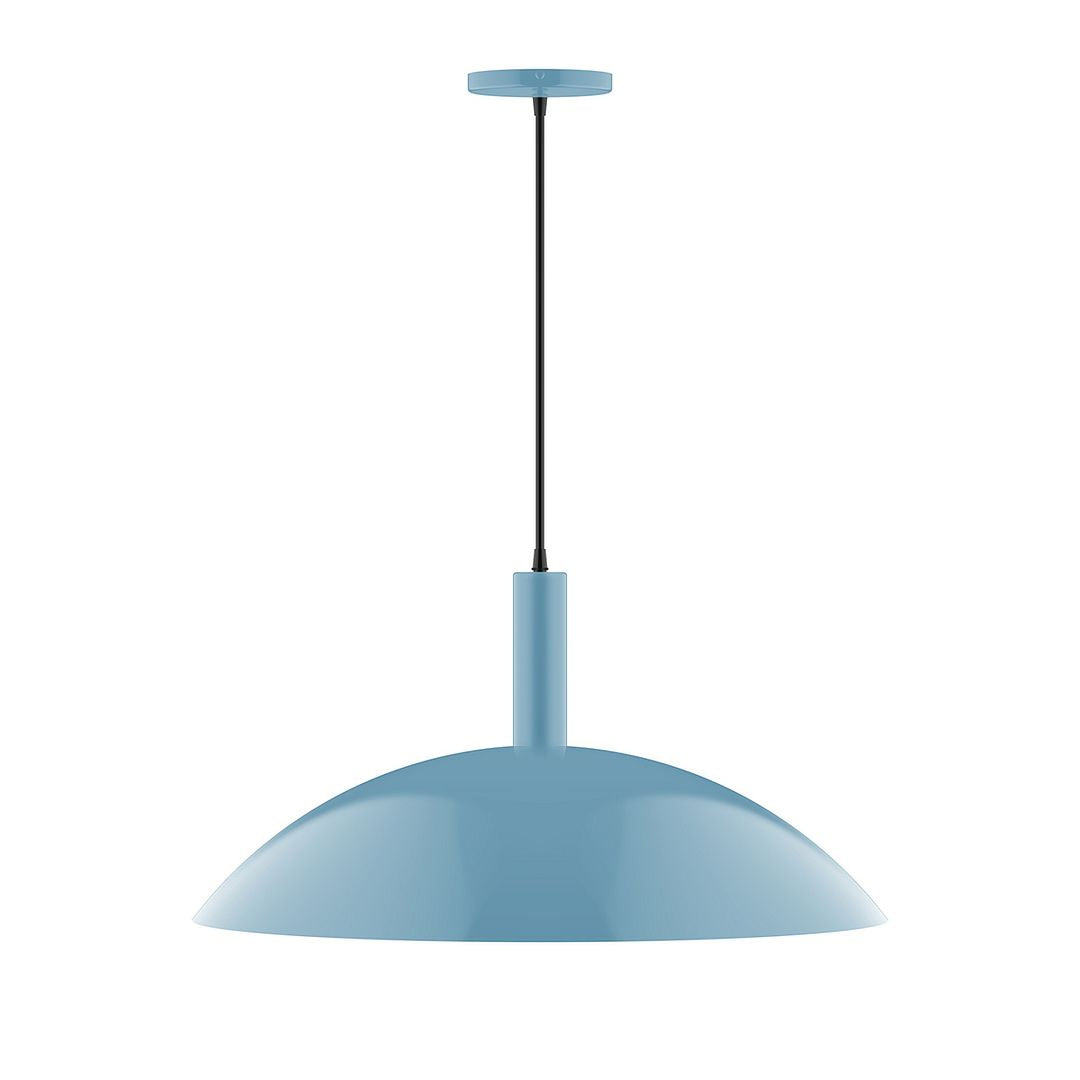 Montclair Light Works - PEBX477-54 - Two Light Pendant - Stack - Light Blue