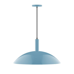 Montclair Light Works - PEBX477-54 - Two Light Pendant - Stack - Light Blue