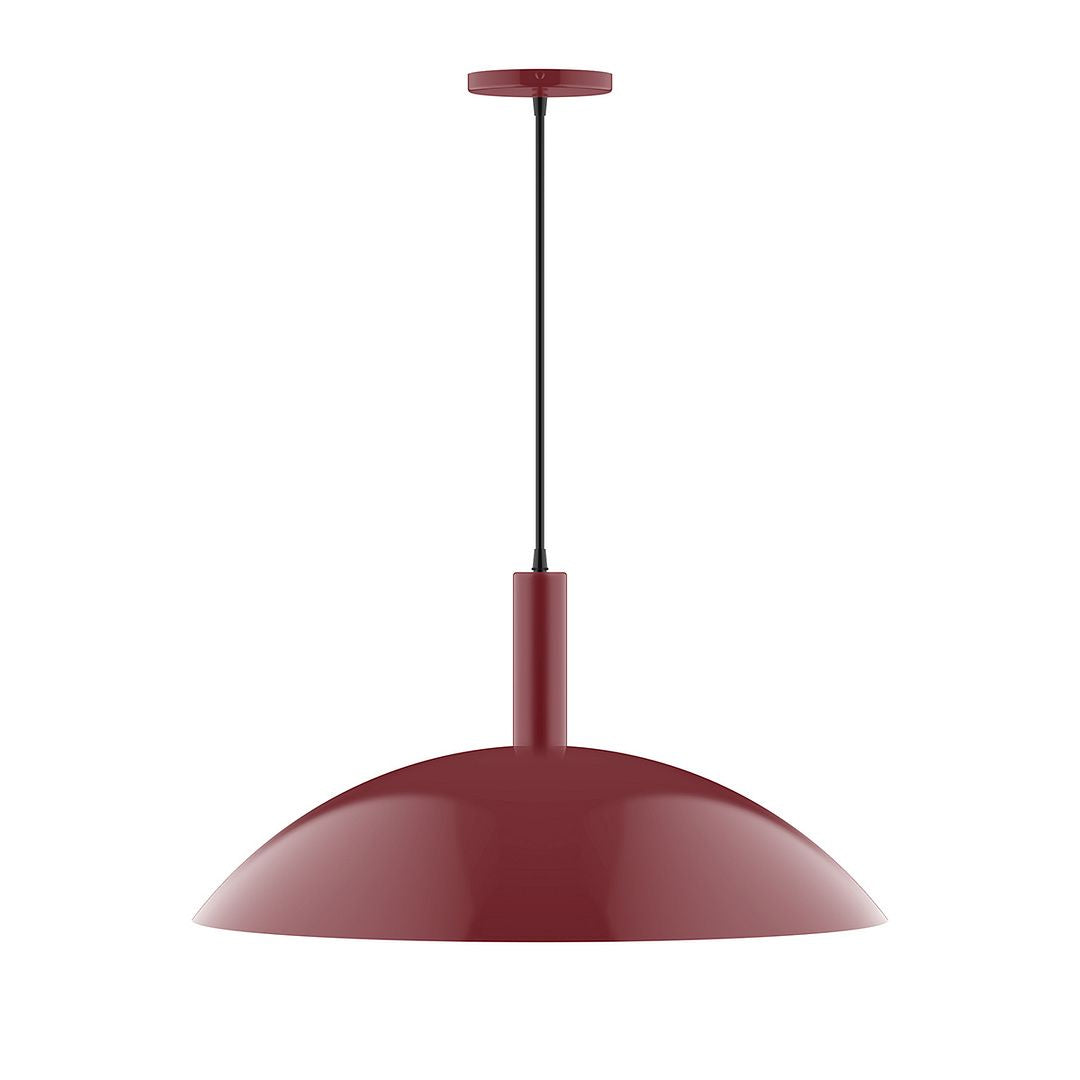 Montclair Light Works - PEBX477-55 - Two Light Pendant - Stack - Barn Red