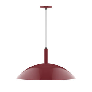 Montclair Light Works - PEBX477-55 - Two Light Pendant - Stack - Barn Red