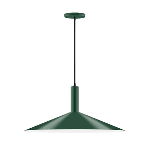 Montclair Light Works - PEBX478-42 - Two Light Pendant - Stack - Forest Green