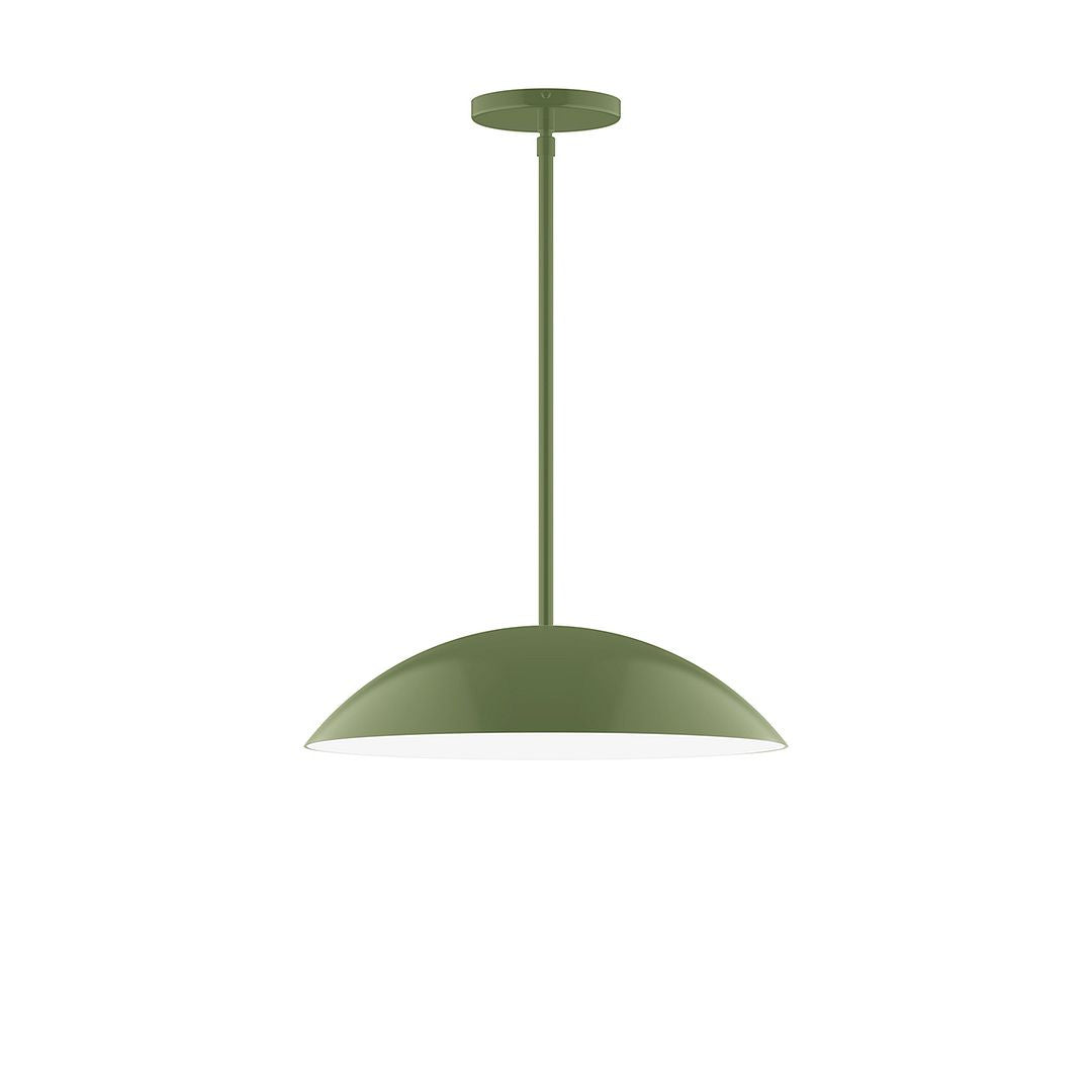 Montclair Light Works - STG438-22 - Two Light Pendant - Axis - Fern Green