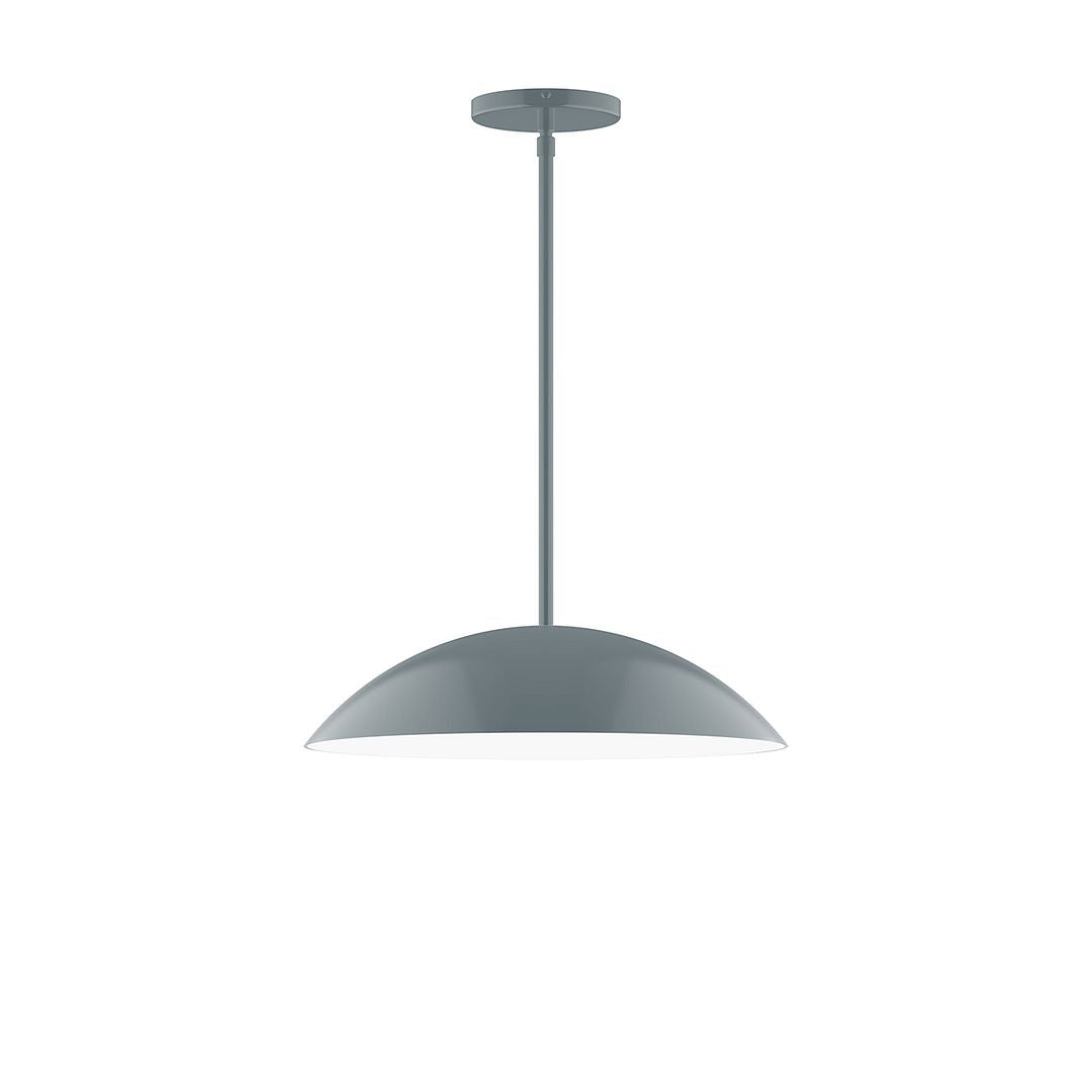 Montclair Light Works - STG438-40 - Two Light Pendant - Axis - Slate Gray