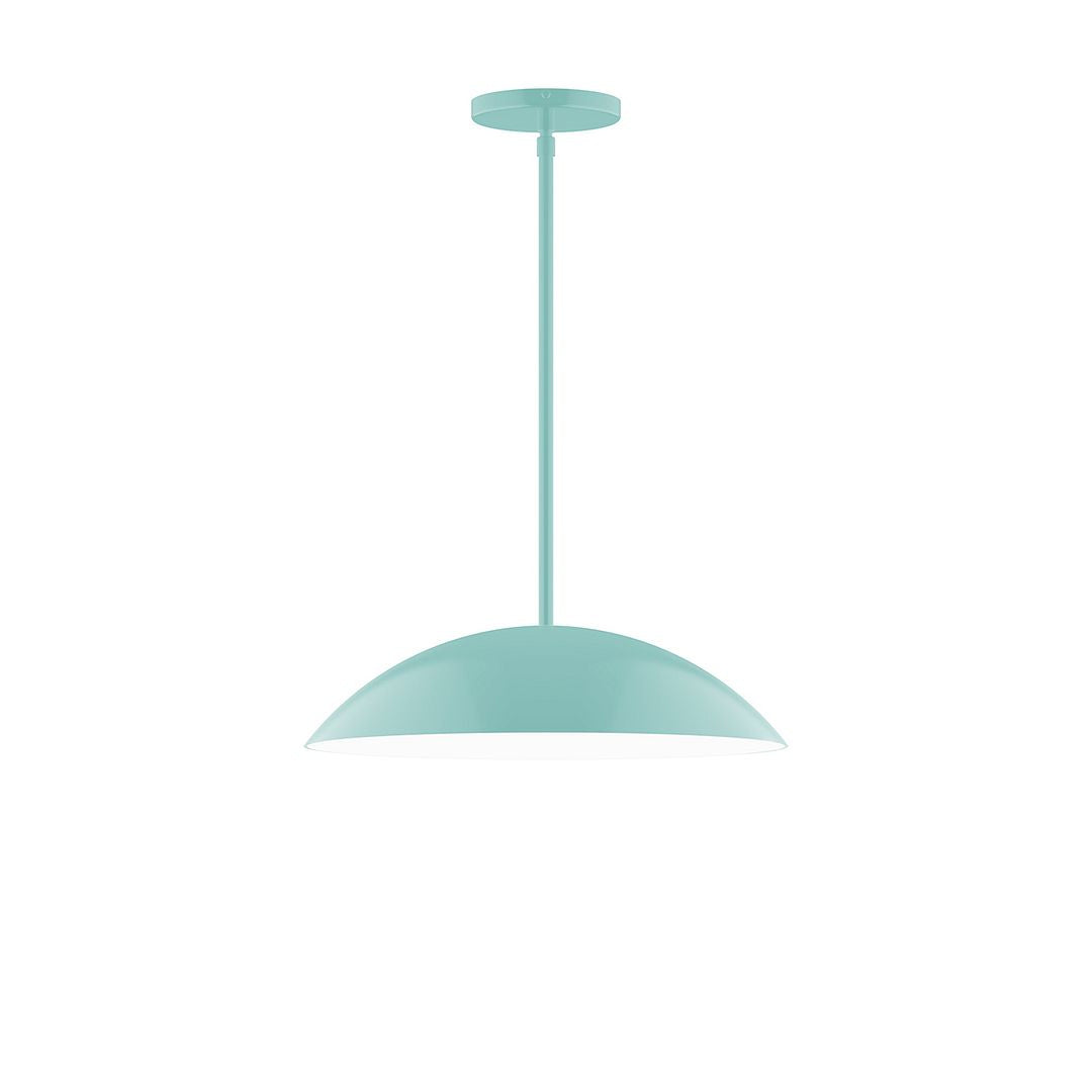 Montclair Light Works - STG438-48 - Two Light Pendant - Axis - Sea Green