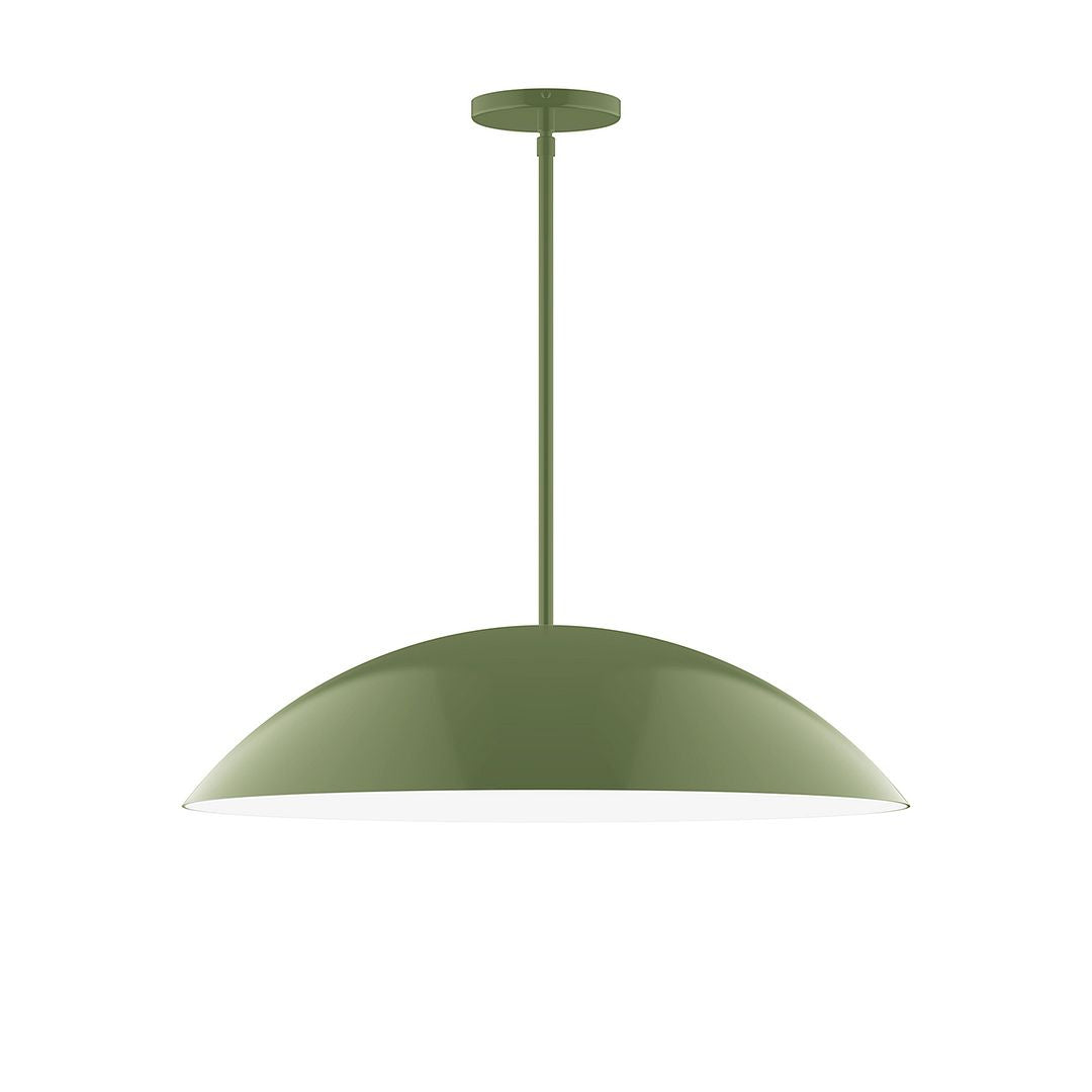 Montclair Light Works - STG439-22 - Two Light Pendant - Axis - Fern Green