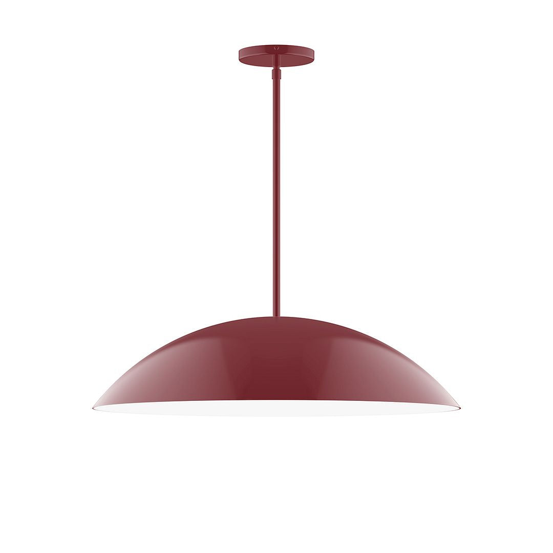 Montclair Light Works - STG439-55 - Two Light Pendant - Axis - Barn Red