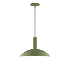 Montclair Light Works - STGX476-22 - Two Light Pendant - Stack - Fern Green