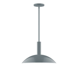 Montclair Light Works - STGX476-40 - Two Light Pendant - Stack - Slate Gray