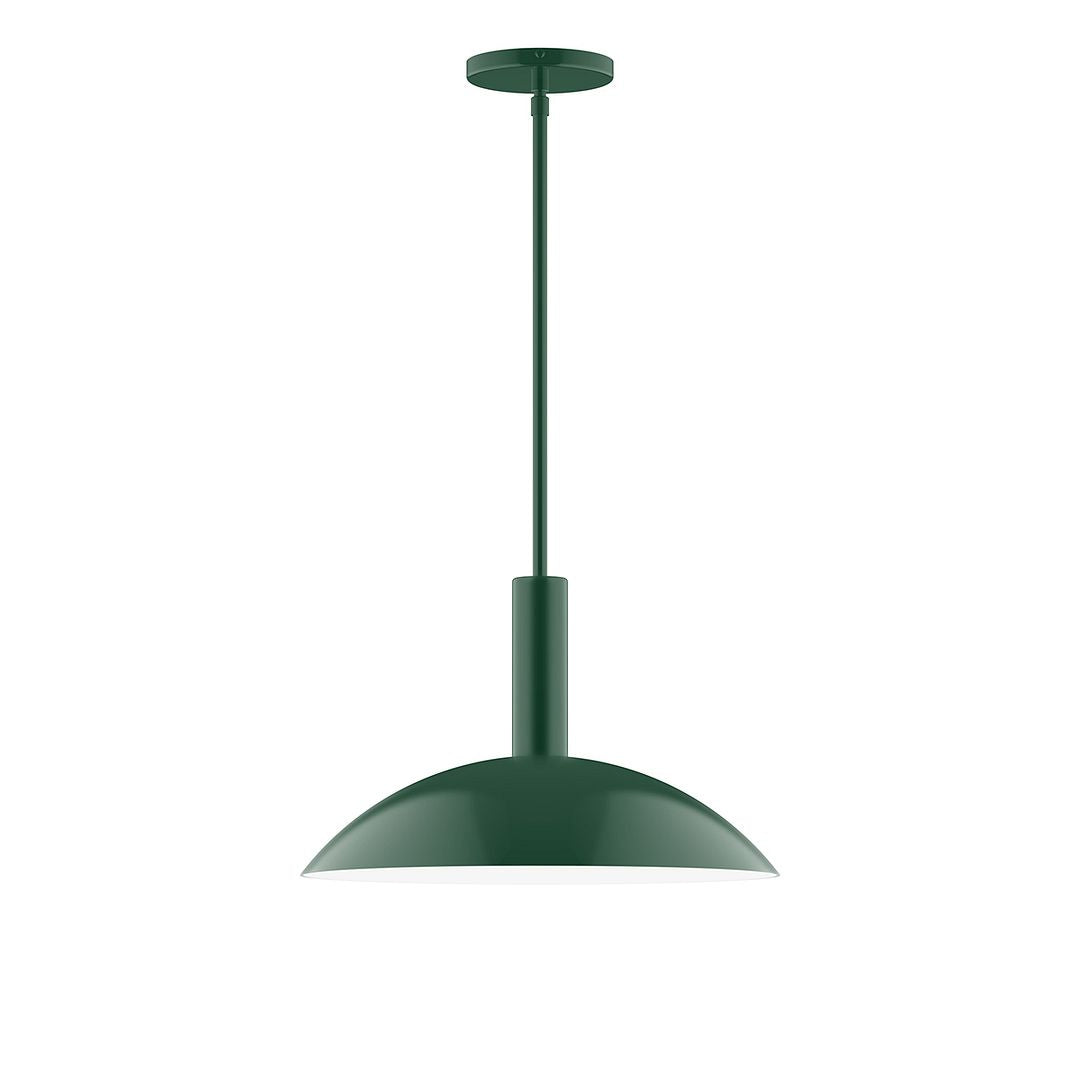 Montclair Light Works - STGX476-42 - Two Light Pendant - Stack - Forest Green