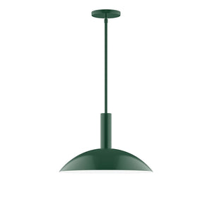 Montclair Light Works - STGX476-42 - Two Light Pendant - Stack - Forest Green