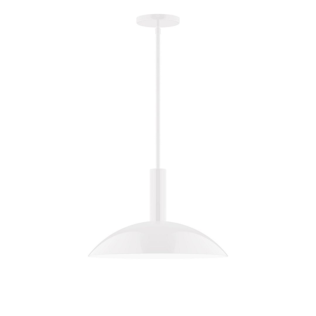 Montclair Light Works - STGX476-44 - Two Light Pendant - Stack - White