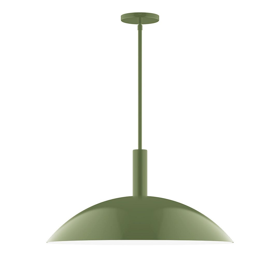 Montclair Light Works - STGX477-22 - Two Light Pendant - Stack - Fern Green