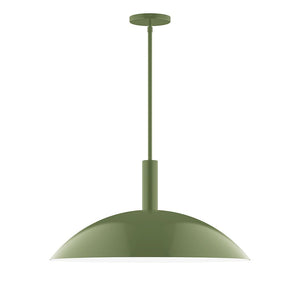 Montclair Light Works - STGX477-22 - Two Light Pendant - Stack - Fern Green