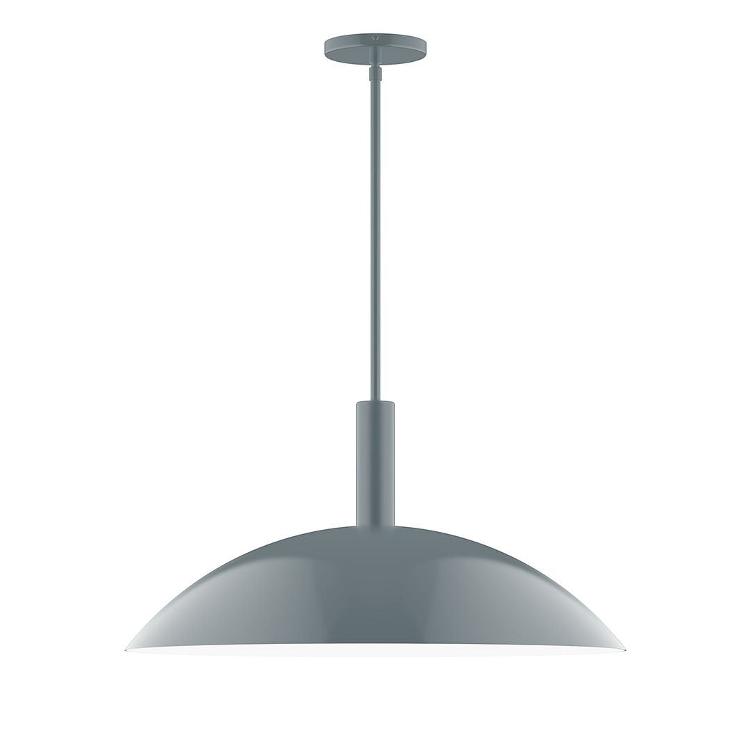 Montclair Light Works - STGX477-40 - Two Light Pendant - Stack - Slate Gray