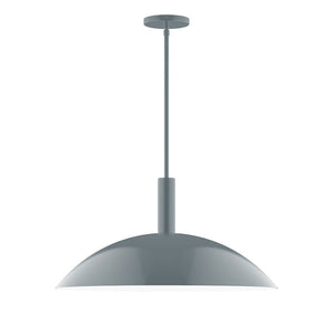 Montclair Light Works - STGX477-40 - Two Light Pendant - Stack - Slate Gray