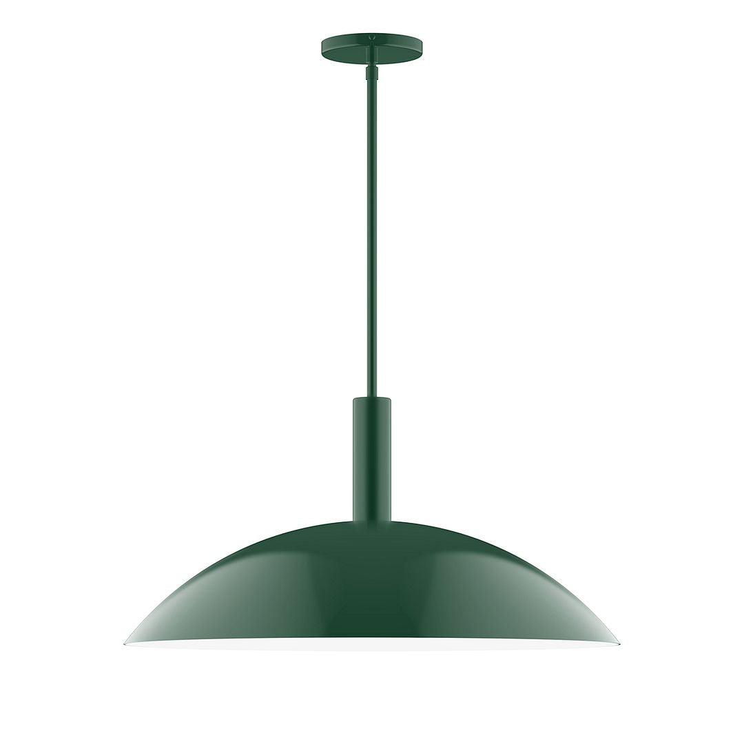 Montclair Light Works - STGX477-42 - Two Light Pendant - Stack - Forest Green