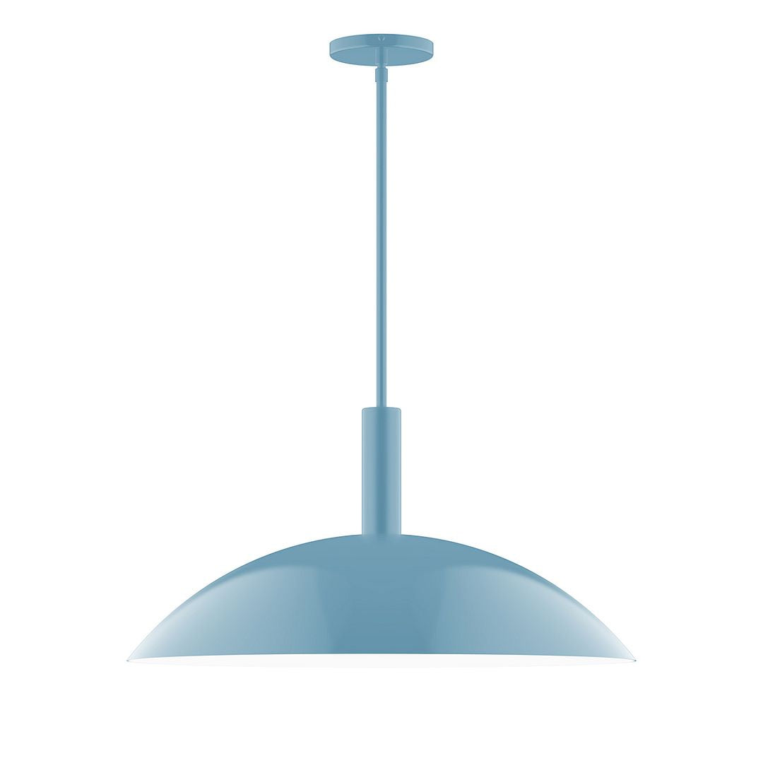 Montclair Light Works - STGX477-54 - Two Light Pendant - Stack - Light Blue