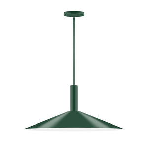 Montclair Light Works - STGX478-42 - Two Light Pendant - Stack - Forest Green