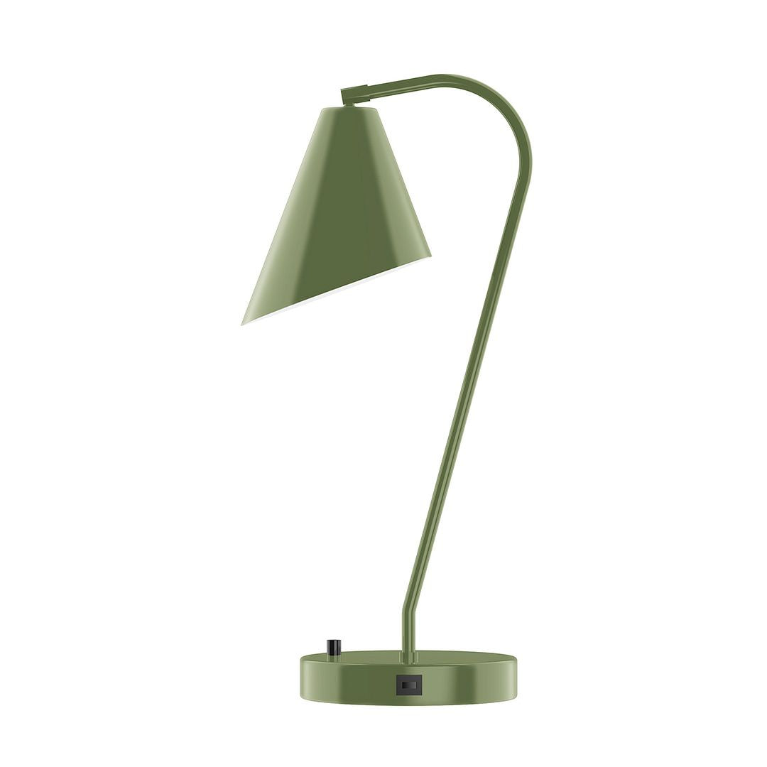 Montclair Light Works - TLC415-22 - One Light Table Lamp - J-Series - Fern Green