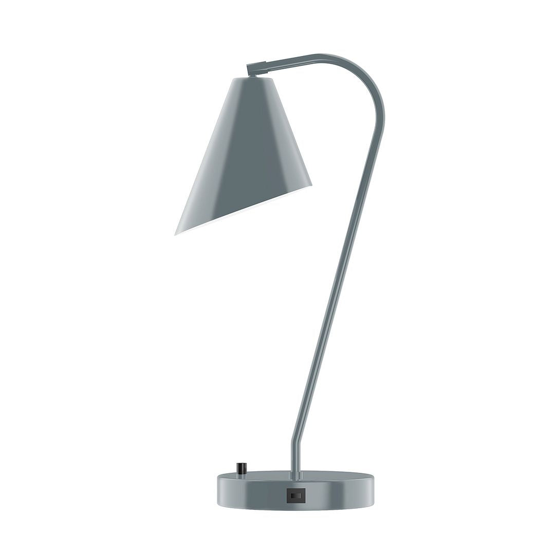 Montclair Light Works - TLC415-40 - One Light Table Lamp - J-Series - Slate Gray