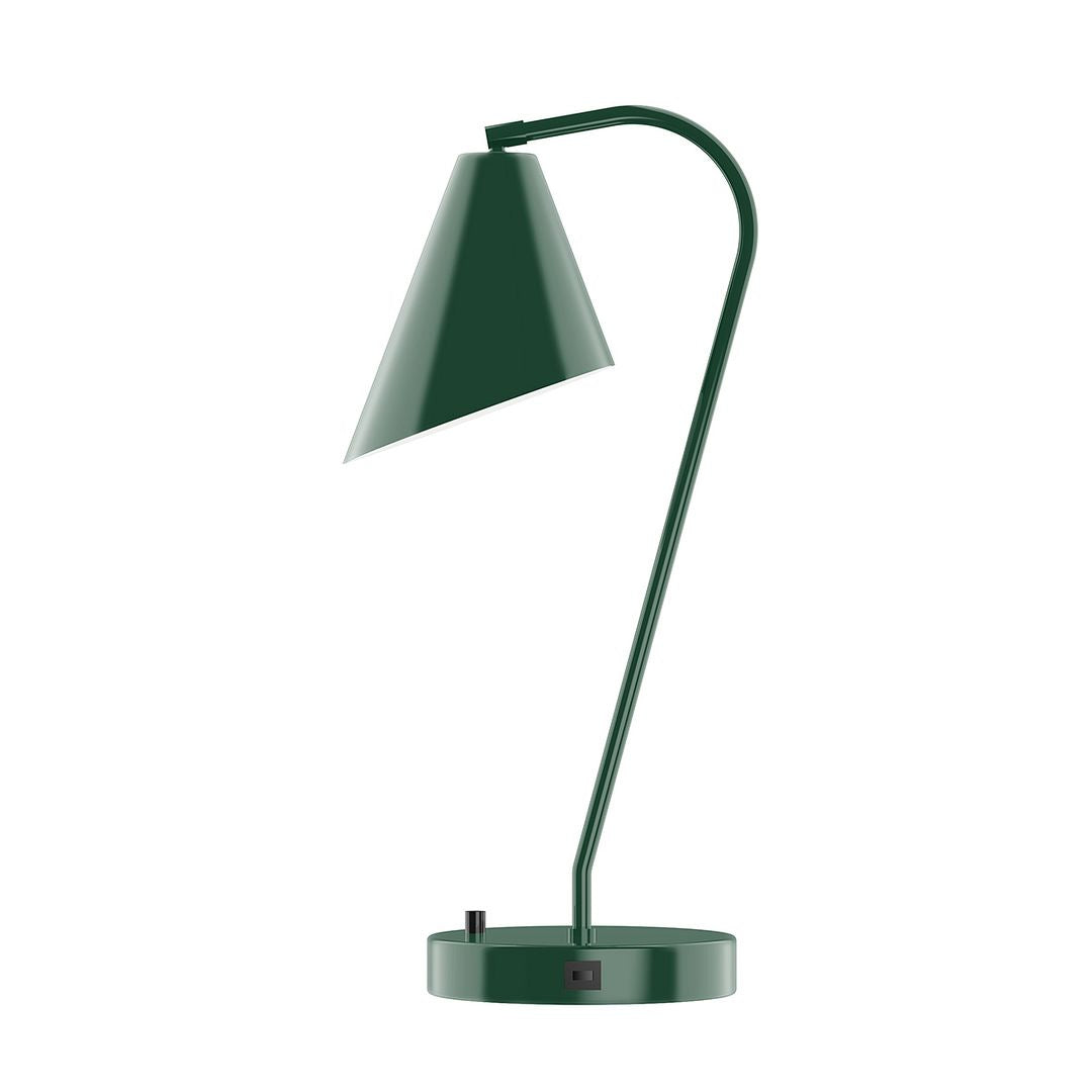 Montclair Light Works - TLC415-42 - One Light Table Lamp - J-Series - Forest Green