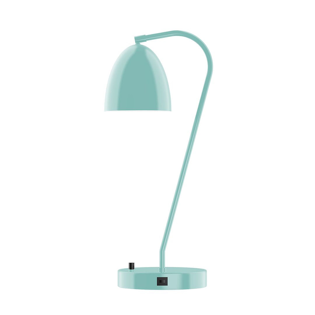 Montclair Light Works - TLC417-48 - One Light Table Lamp - J-Series - Sea Green