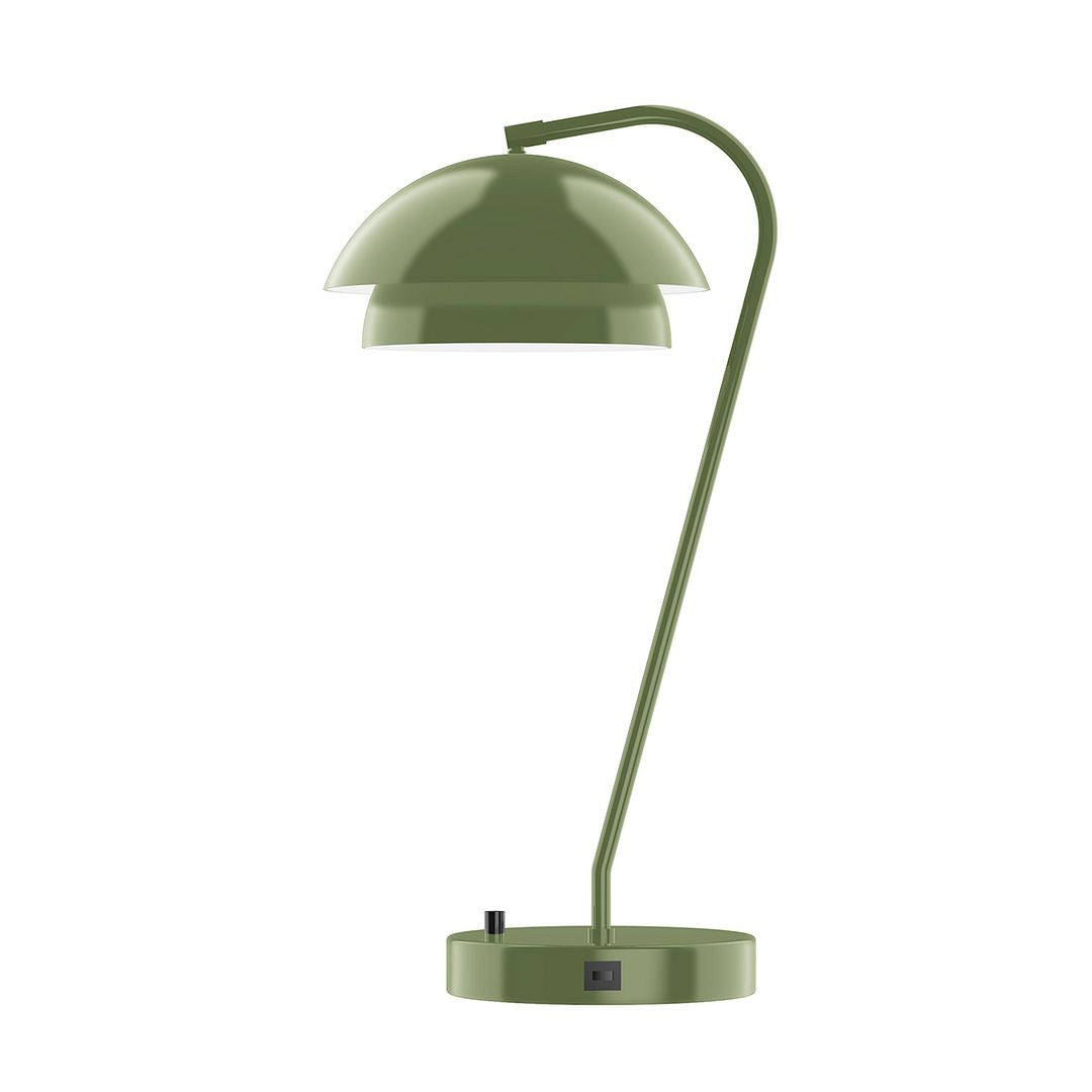 Montclair Light Works - TLCX445-22 - One Light Table Lamp - J-Series - Fern Green