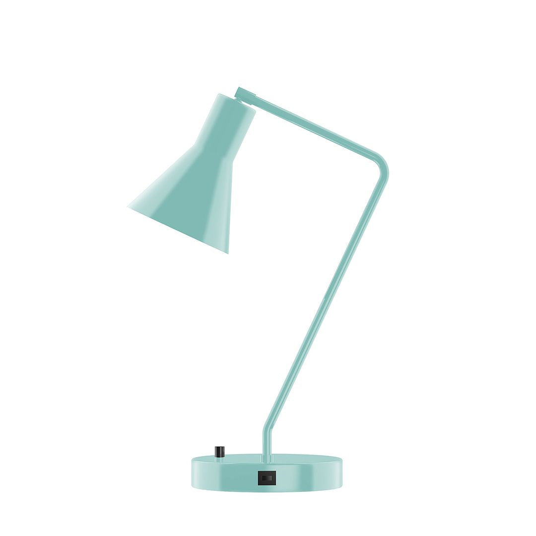 Montclair Light Works - TLD436-48 - One Light Table Lamp - J-Series - Sea Green