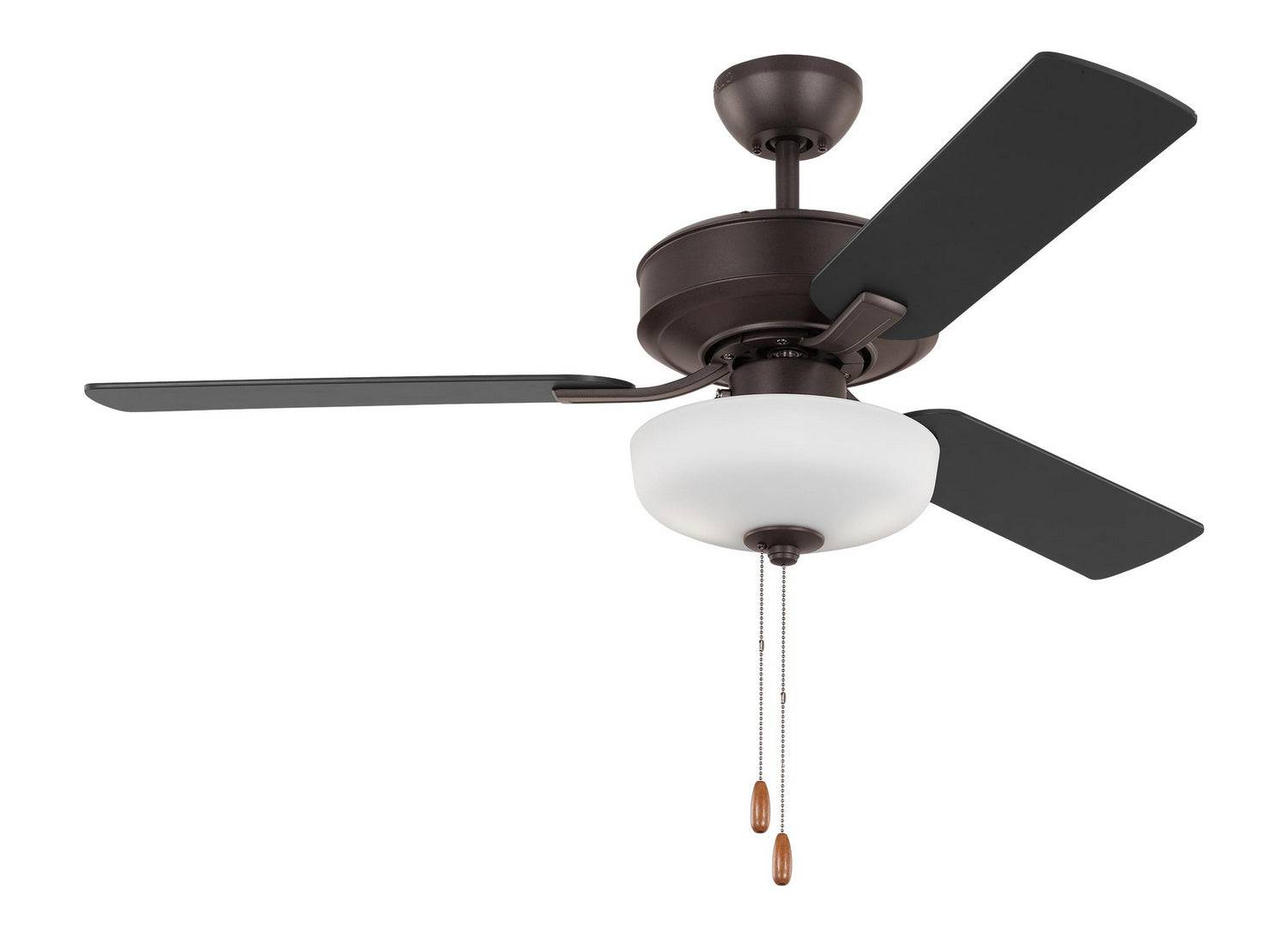 Generation Lighting. - 3LD48BZD - 48" Ceiling Fan - Linden - Bronze