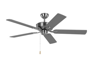 Generation Lighting. - 5LD52BS - 52" Ceiling Fan - Linden - Brushed Steel