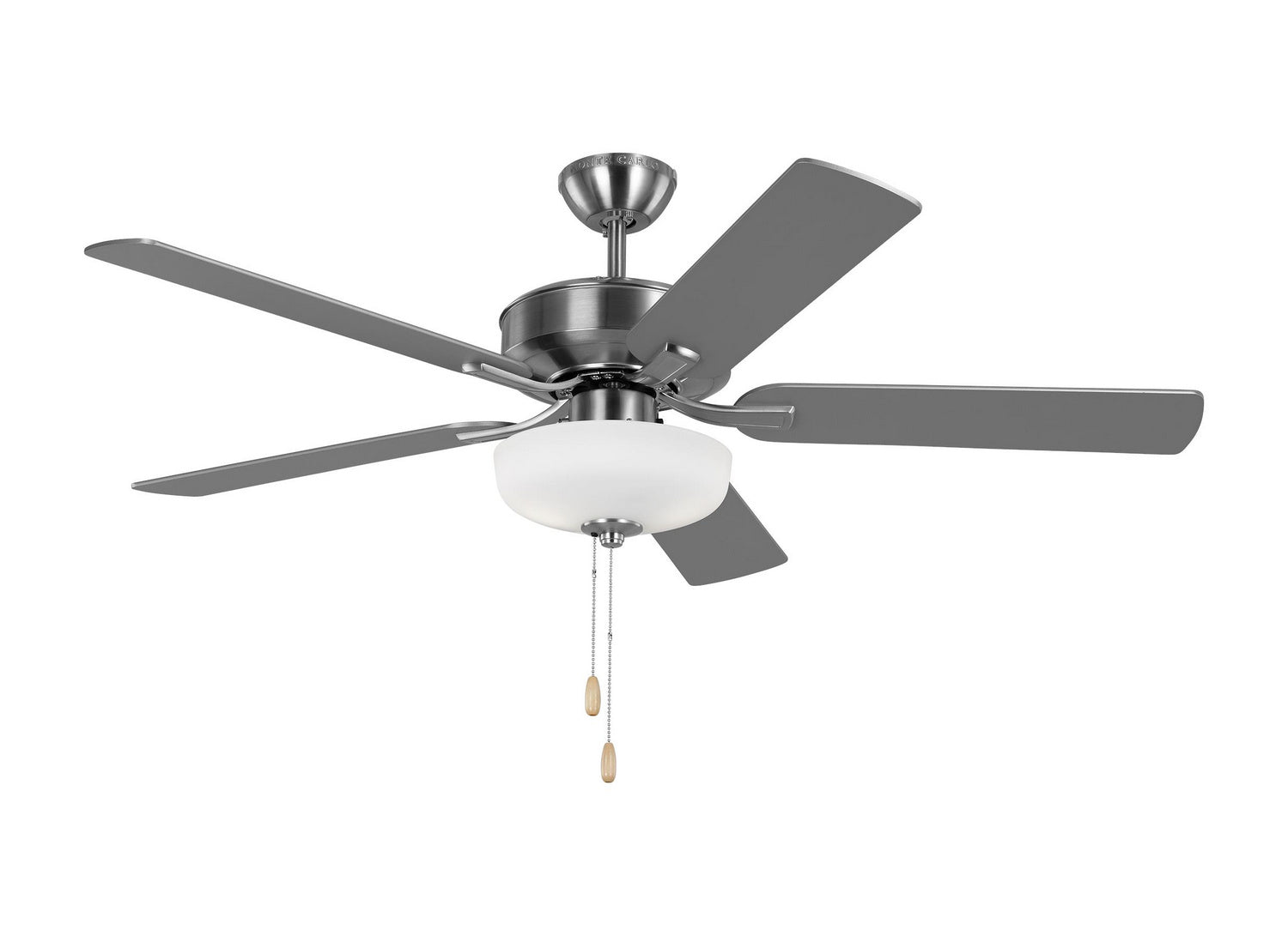 Generation Lighting. - 5LD52BSD - 52"Ceiling Fan - Linden - Brushed Steel