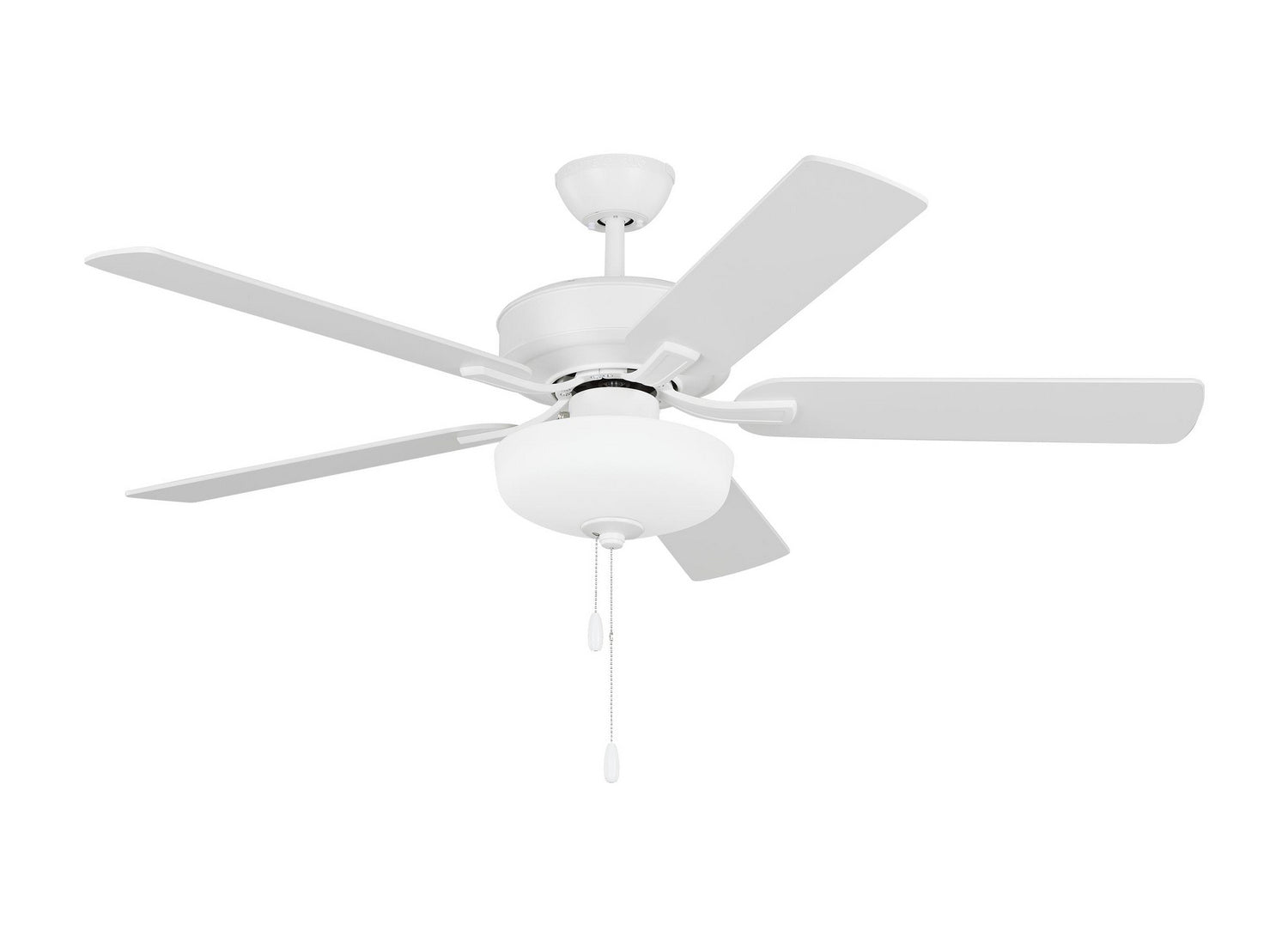 Generation Lighting. - 5LD52RZWD - 52"Ceiling Fan - Linden - Matte White