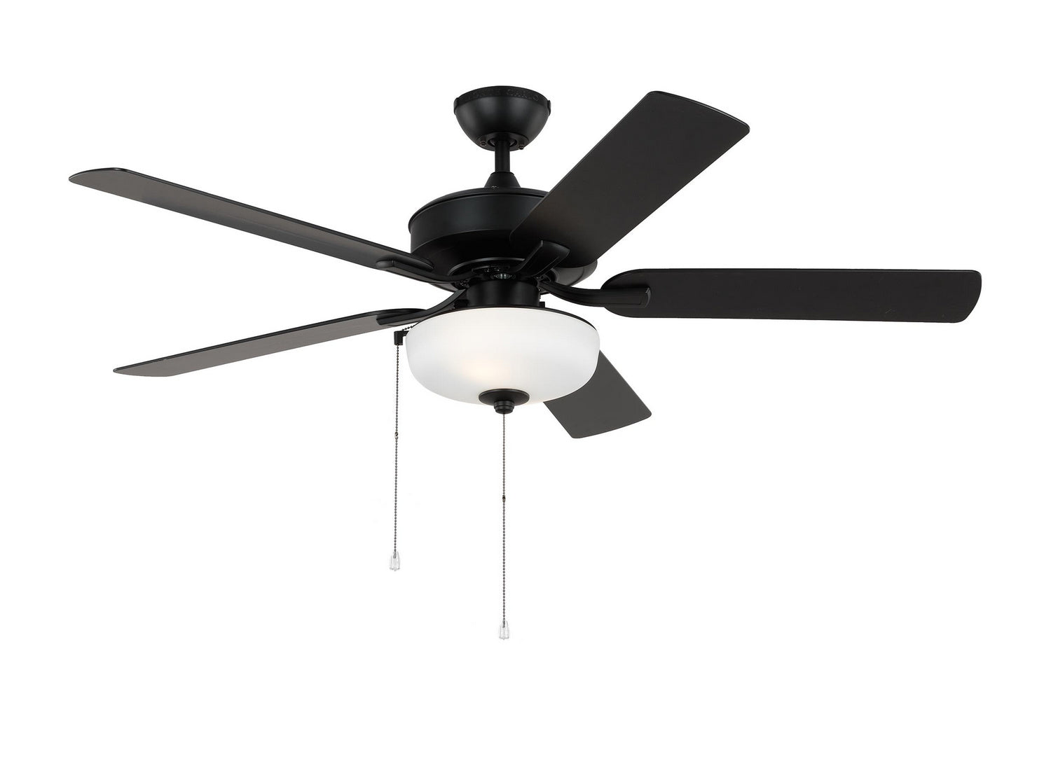 Generation Lighting. - 5LDO52MBKD - 52"Ceiling Fan - Linden - Midnight Black