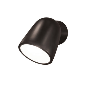 Justice Designs - CER-3770-CRB - One Light Wall Sconce - Ambiance - Carbon - Matte Black