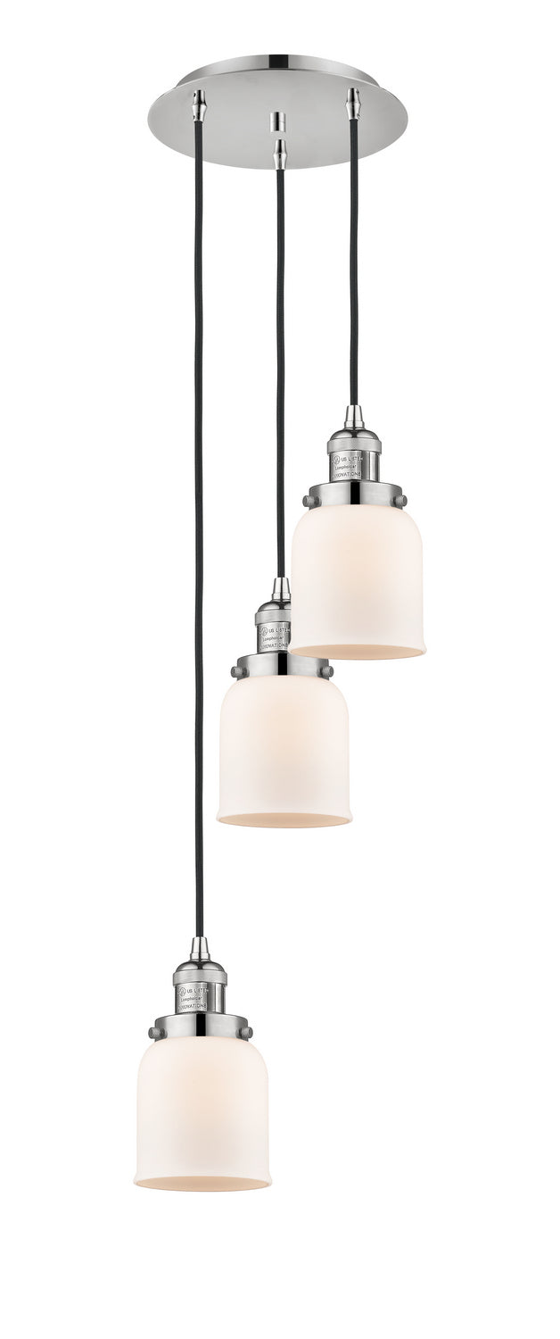 Innovations - 113F-3P-PN-G51 - Three Light Pendant - Franklin Restoration - Polished Nickel