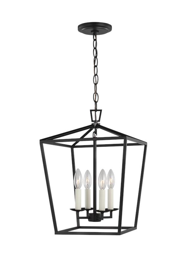 Visual Comfort Studio - 5292604-112 - Four Light Lantern - Dianna - Midnight Black