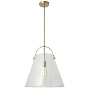 Dainolite Ltd - 871-171P-AGB - One Light Pendant - Polly - Clear