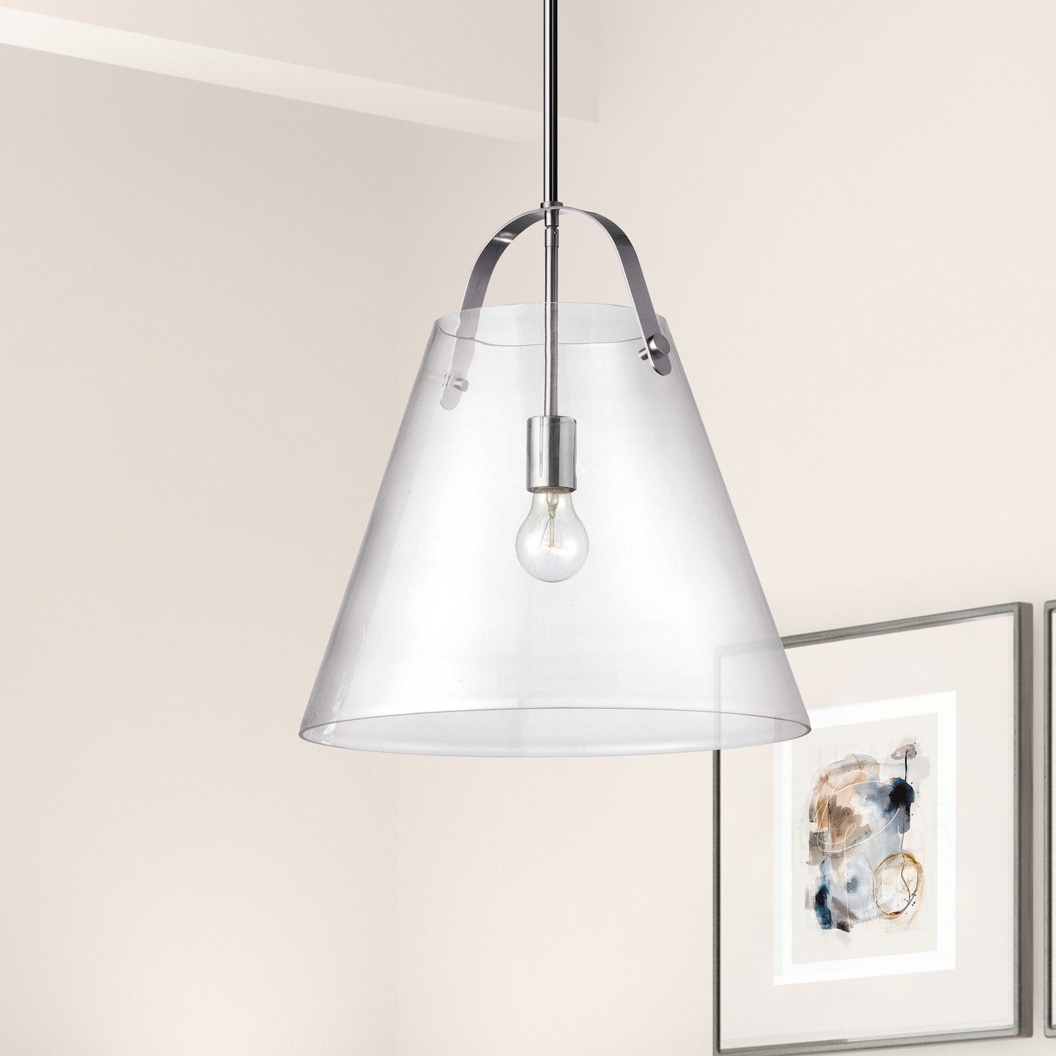 Dainolite Ltd - 871-171P-PC - One Light Pendant - Polly - Clear