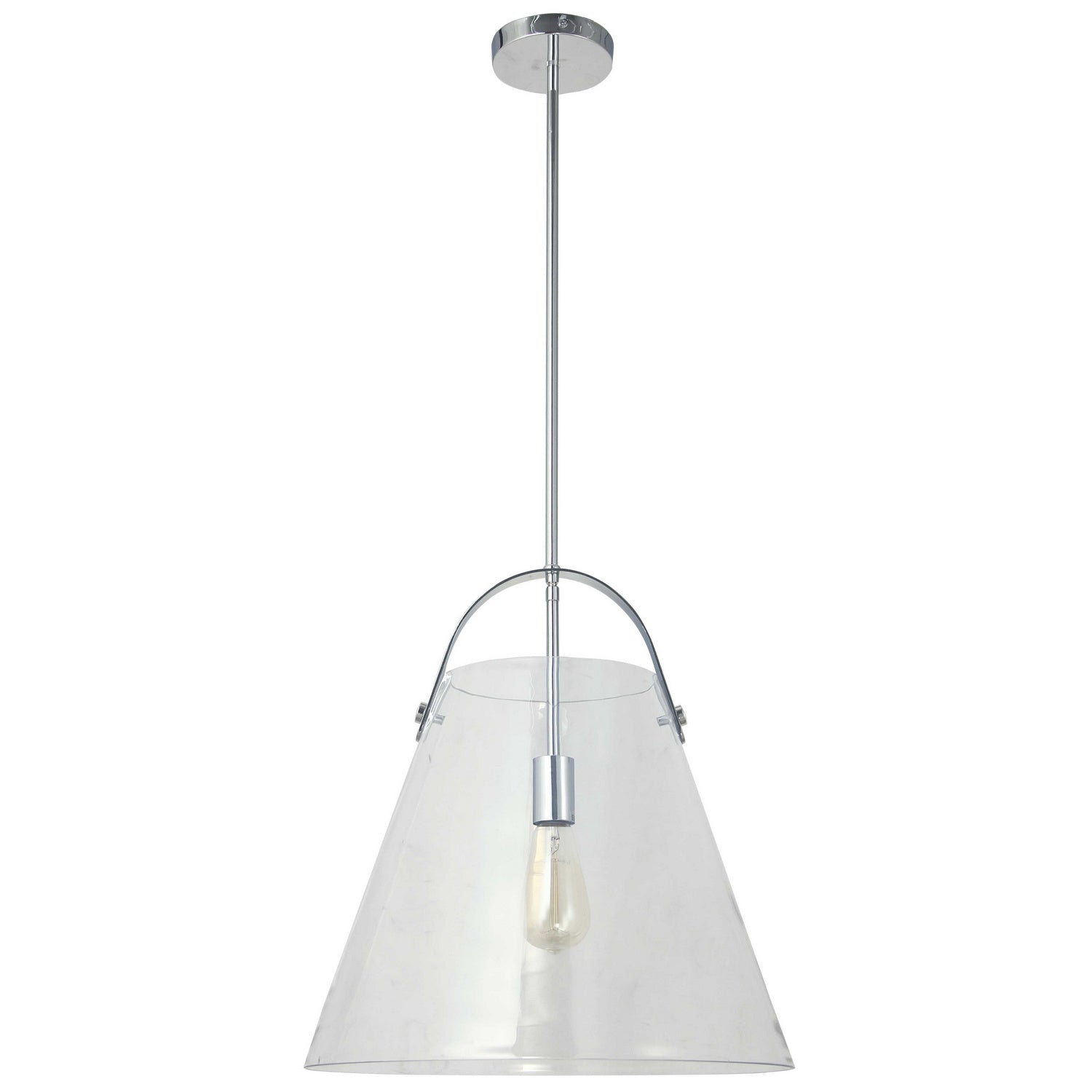 Dainolite Ltd - 871-171P-PC - One Light Pendant - Polly - Clear