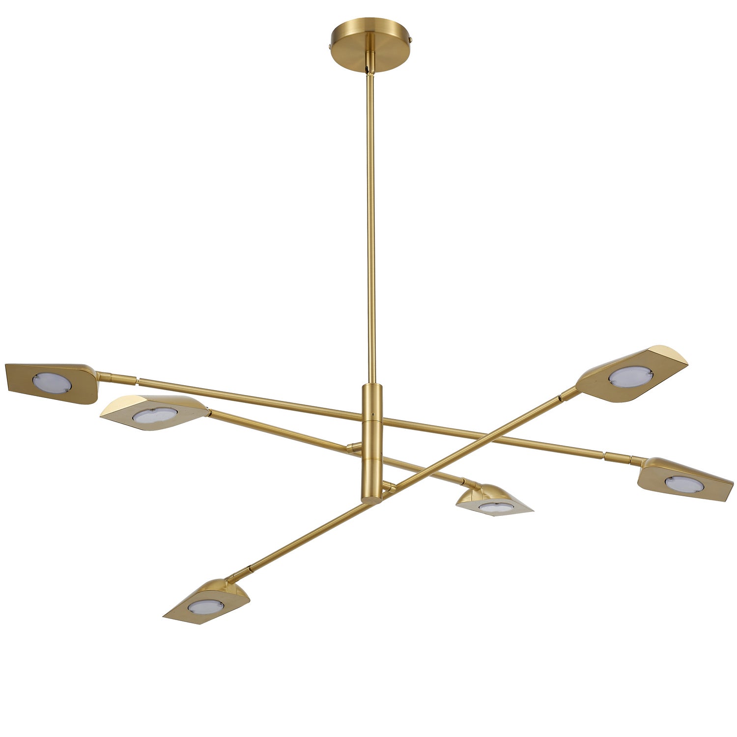 Dainolite Ltd - CAR-4030LEDC-AGB - LED Chandelier - Cari - Aged Brass