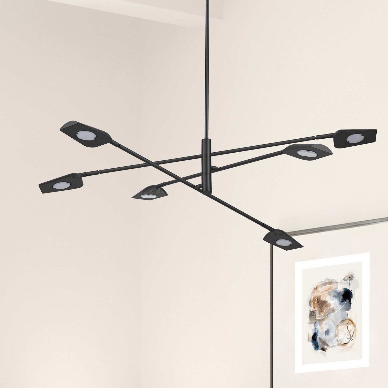 Dainolite Ltd - CAR-4030LEDC-MB - LED Chandelier - Cari - Matte Black