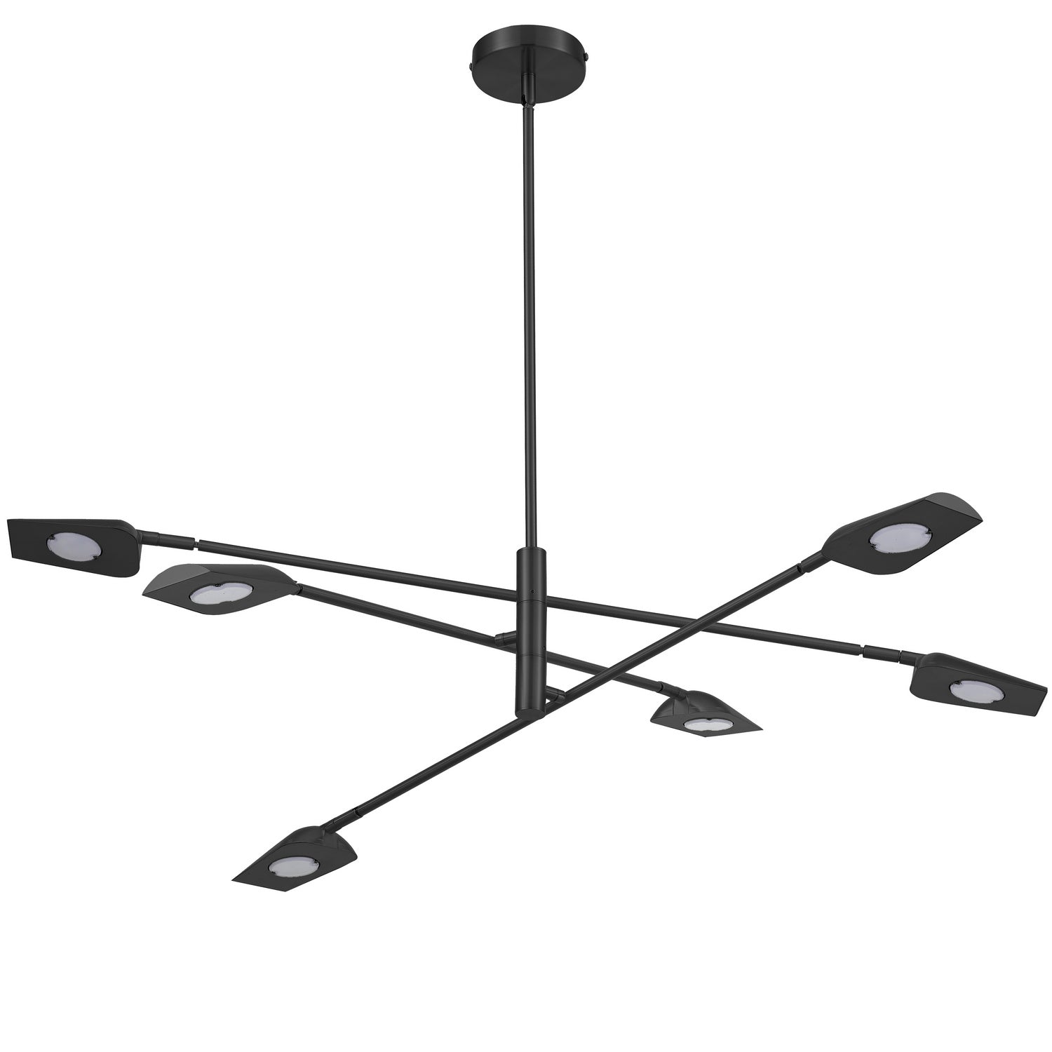 Dainolite Ltd - CAR-4030LEDC-MB - LED Chandelier - Cari - Matte Black